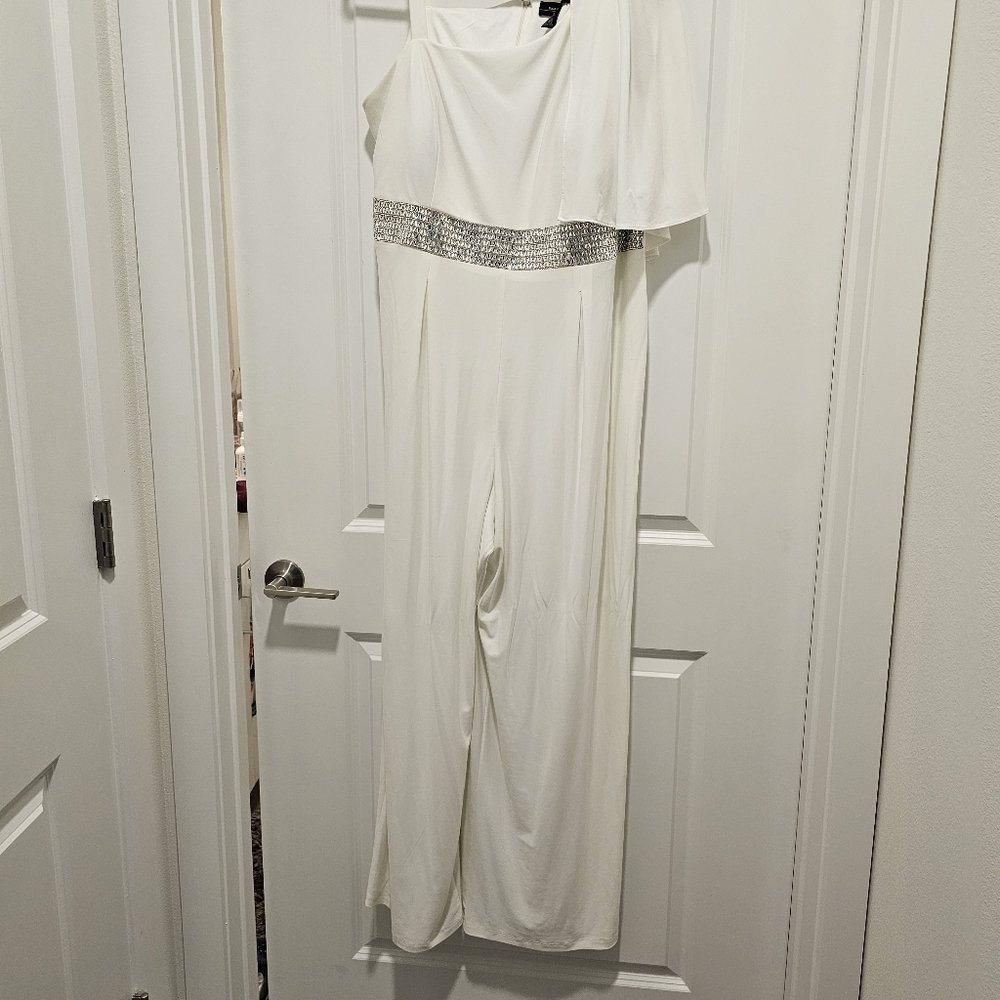 Asymmetric jumpsuit